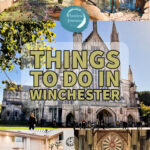 Images of Winchester Cathedral, the Rifles museum, Gurkhas museum, Winchester hotel spa and the round table in the great hall